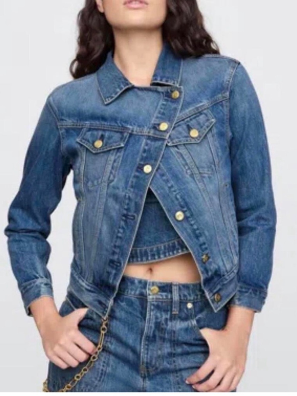 cult gaia Blue Denim Jean Jacket